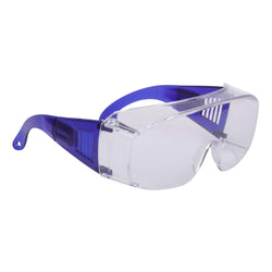 Karam ES007 Safety Goggles with Clear Lens | Scratch & Impact Resistant | Safety Glasses for Multipurpose Use for Pollution, Dust, Riding & Construction Work