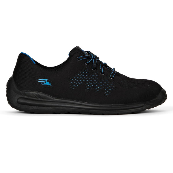 PERF AIR Flow Safety Shoes with Breathable Mesh Upper, Steel Toe Cap, Antistatic Properties, and Fuel Oil-Resistant Sole