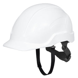 KARAM PN574 ABS Safety Helmet for Men Industrial & Outdoor Activities |Rachet Type Adjustment with Unique Sweat Absorbent Headband |Hard Hat| ANSI Certified|