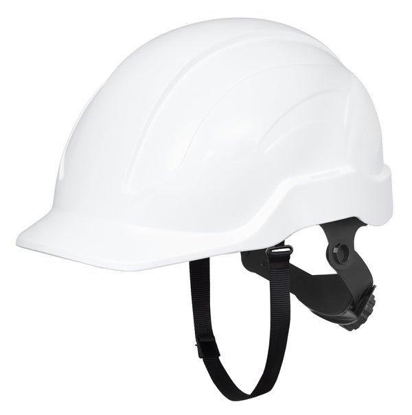 KARAM PN574 ABS Safety Helmet for Men Industrial & Outdoor Activities |Rachet Type Adjustment with Unique Sweat Absorbent Headband |Hard Hat| ANSI Certified|