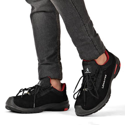 PERF Lemaitre Riley Low Ankle Performance Safety Shoes - Water-Repellent Microfiber, Antistatic Outdoor Shoes