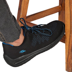 PERF AIR Flow Safety Shoes with Breathable Mesh Upper, Steel Toe Cap, Antistatic Properties, and Fuel Oil-Resistant Sole