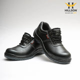 Hillson Panther Dual Density Black Pvc Safety Shoe