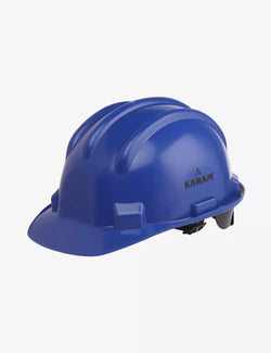 KARAM PN521 Safety Helmet for Men Construction Helmet | Ratchet Type Adjustment with Adjustable Chin Strap | Work Helmet with Side Slot for Attachment | is:2925:1984 Certified