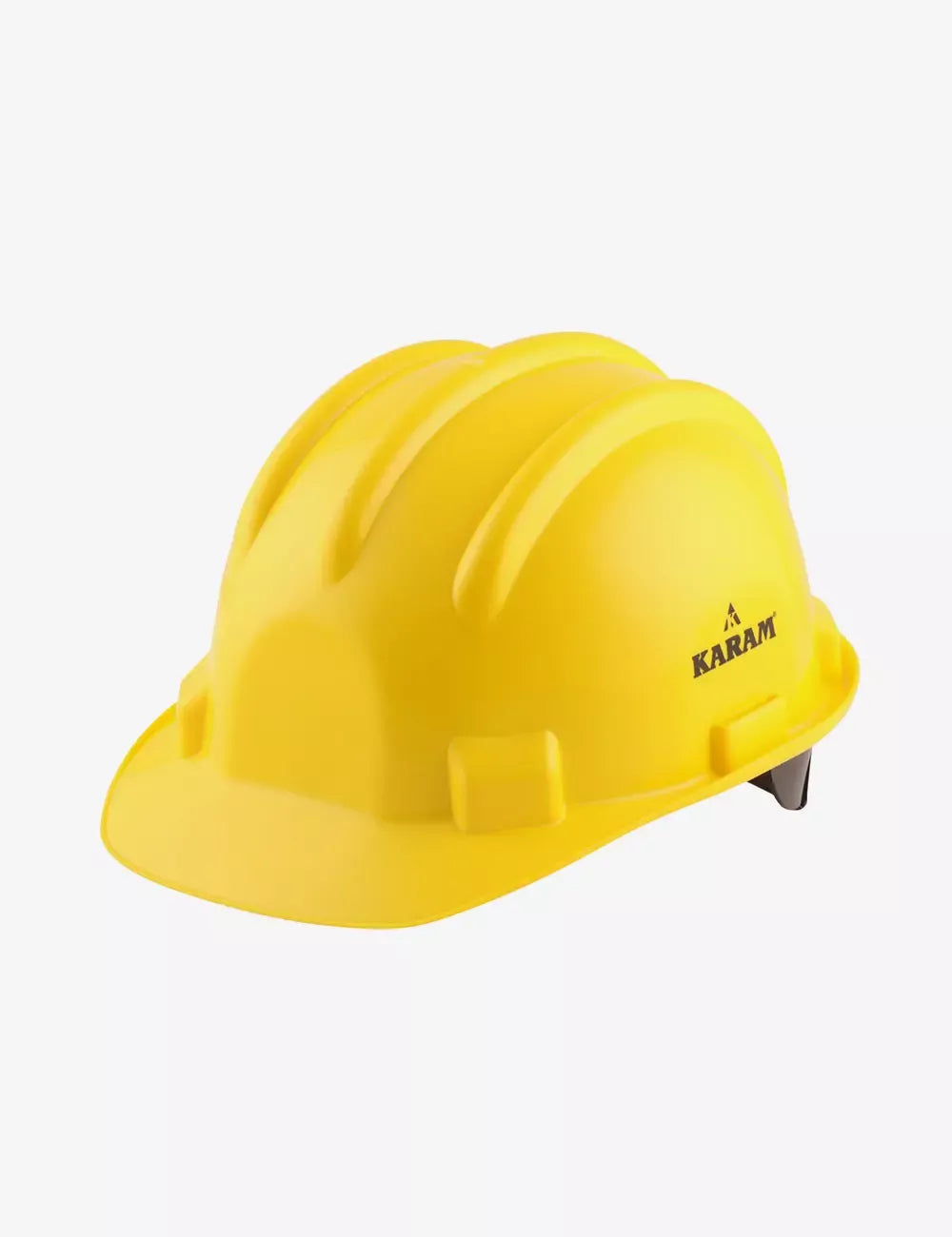 KARAM PN521 Safety Helmet for Men Construction Helmet | Ratchet Type Adjustment with Adjustable Chin Strap | Work Helmet with Side Slot for Attachment | is:2925:1984 Certified