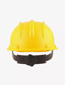 KARAM PN521 Safety Helmet for Men Construction Helmet | Ratchet Type Adjustment with Adjustable Chin Strap | Work Helmet with Side Slot for Attachment | is:2925:1984 Certified