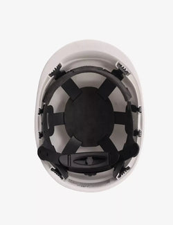 KARAM PN542 Safety Helmet for Men Industrial & Construction Helmet | Ratchet Type Adjustment with Adjustable Chin Strap | Ventilation & Side Slot for Attachment | EN Certified Hard Hat